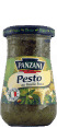 Panzani : Pesto au basilic frais : à base de basilic frais et huile d'olive : 200g