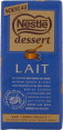 Nestlé dessert : lait : chocolat à pâtisser : 170g	 