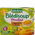 Blédina Blédisoup' : mouliné de légumes variés : Dès 6 mois : 2x250ml 