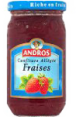 Andros : Confiture de fraises allégée  : Allégées : 350 g