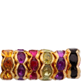 Rondelle crystal rhinestone : Beads spacer : Golden plated : 8mm
