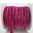 Ribbon : metallic velvet : Pinks : 10 mm