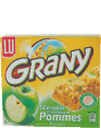 Lu Grany : 5 céréales et pommes : barres de céréales : 6 barres