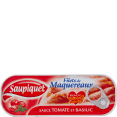 Saupiquet : maquereaux sauce tomate et basilic : filets de maquereaux : 170g	