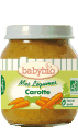 Babybio mes légumes : carotte bio : Alimentation infantile : dès 4 mois